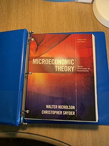 Beispielbild fr Microeconomic Theory, Loose-Leaf Version zum Verkauf von HPB-Red