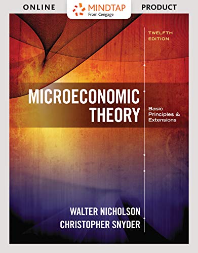 9781305629035: MindTap Economics, 1 term (6 months) Printed Access Card for Nicholson/Snyder's Microeconomic Theory: Basic Principles and Extensions (MindTap for Economics)