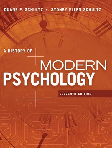 Beispielbild fr A History of Modern Psychology (MindTap Course List) zum Verkauf von BooksRun