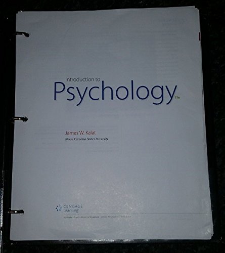 Stock image for Introduction to Psychology, Loose-leaf Version for sale by BooksRun