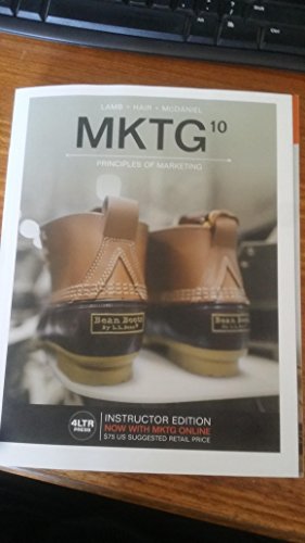 Imagen de archivo de MKTG10 Principles of Marketing (Instructor's Edition) a la venta por BookHolders