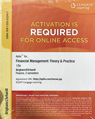 9781305632417: Financial Management: Theory & Practice