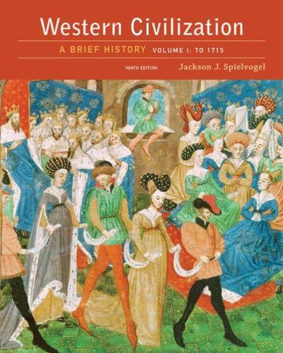 9781305633476: Western Civilization: A Brief History, Volume I: To 1715