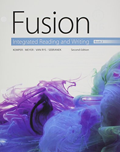 Stock image for Fusion: Integrated Reading and Writing, Book 2 for sale by HPB-Red