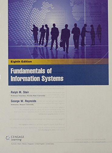 Imagen de archivo de Fundamentals of Information Systems, Loose-leaf Version a la venta por HPB-Red