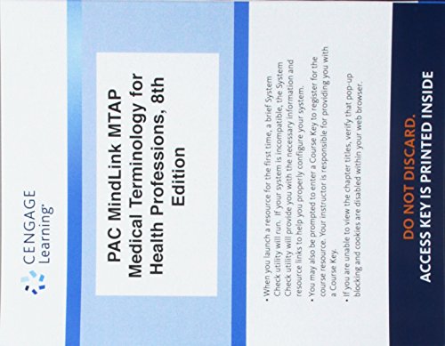 Imagen de archivo de LMS Integrated MindTap Medical Terminology, 2 terms (12 months) Printed Access Card for Ehrlich/Schroeder/Ehrlich/Schroeder's Medical Terminology for Health Professions, 8th a la venta por Bulrushed Books