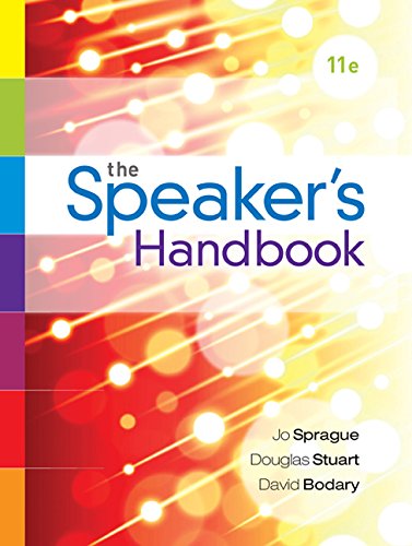 Imagen de archivo de The Speakers Handbook, Loose-leaf Version a la venta por tLighthouse Books