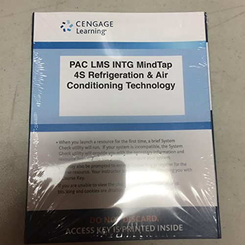 Imagen de archivo de LMS Integrated MindTap HVAC, 4 terms (24 months) Printed Access Card for Tomczyk/Silberstein/ Whitman/Johnson  s Refrigeration and Air Conditioning Technology, 8th a la venta por BooksRun