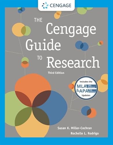 Stock image for Cengage Guide to Research for sale by SecondSale