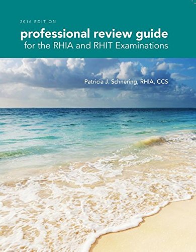 Beispielbild fr Professional Review Guide for the RHIA and RHIT Examinations, 2016 Edition (Book Only) zum Verkauf von Campus Bookstore