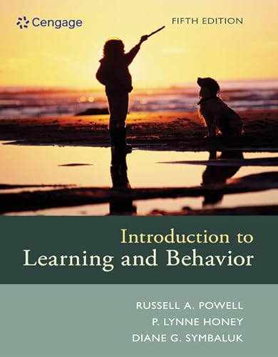 Stock image for Introduction to Learning and Behavior for sale by Shopbookaholic Inc