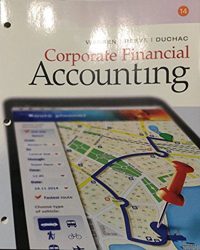 9781305653535: Corporate Financial Accounting