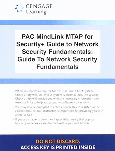 Stock image for LMS Integrated for MindTap Computing, 2 terms (12 months) Printed Access Card for Ciampa's CompTIA Security+ Guide to Network Security Fundamentals, 5th for sale by Textbooks_Source