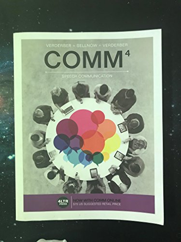 Beispielbild fr COMM (with COMM Online, 1 term (6 months) Printed Access Card) (New, Engaging Titles from 4LTR Press) zum Verkauf von Your Online Bookstore