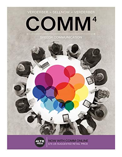 Imagen de archivo de COMM (with COMM Online, 1 term (6 months) Printed Access Card) (New, Engaging Titles from 4LTR Press) a la venta por SecondSale