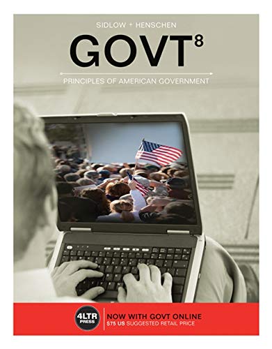 Stock image for GOVT (with GOVT Online, 1 Term (6 Months) Printed Access Card) for sale by Better World Books