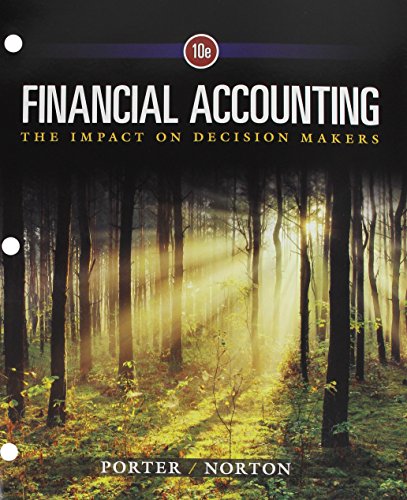 Imagen de archivo de Financial Accounting: The Impact on Decision Makers, Loose-Leaf Version a la venta por HPB-Red