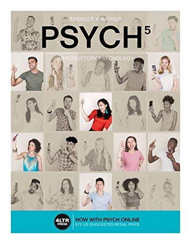 Stock image for Psych 5, Introductory Psychology, 5th Edition for sale by ThriftBooks-Dallas