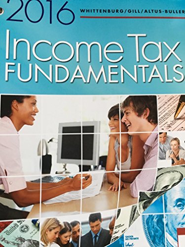 Imagen de archivo de Income Tax Fundamentals 2016, Loose-Leaf Version a la venta por HPB-Red