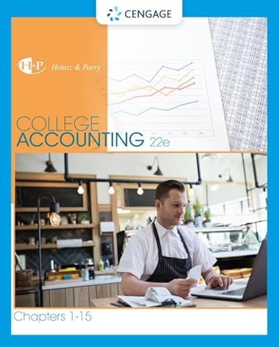 9781305666177: College Accounting, Chapters 1-15 (New in Accounting from Heintz and Parry)