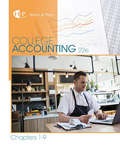Beispielbild fr College Accounting, Chapters 1-9 (New in Accounting from Heintz and Parry) zum Verkauf von BooksRun