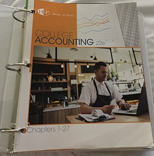 Stock image for College Accounting for sale by BookHolders