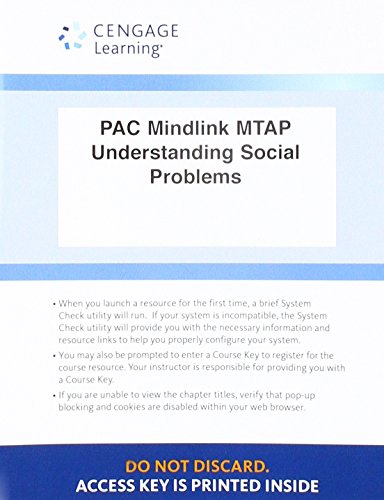 Stock image for LMS Integrated for MindTap Sociology, 1 term (6 months) Printed Access Card for Mooney/Knox/Schacht's Understanding Social Problems, 10th for sale by Bulrushed Books