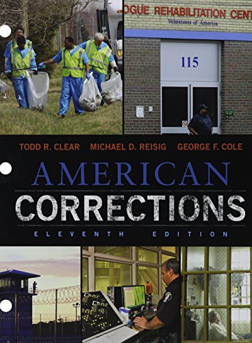Beispielbild fr Bundle: American Corrections, Loose-Leaf Version, 11th + MindTap Criminal Justice, 1 term (6 months) Printed Access Card zum Verkauf von BooksRun