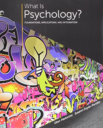 Imagen de archivo de Bundle: What is Psychology?: Foundations, Applications, and Integration, Loose-Leaf Version, 3rd + LMS Integrated for MindTap Psychology, 1 term (6 months) Printed Access Card a la venta por SecondSale