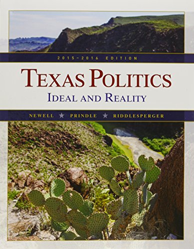 9781305701106: Texas Politics Ideal and Reality 2015-2016
