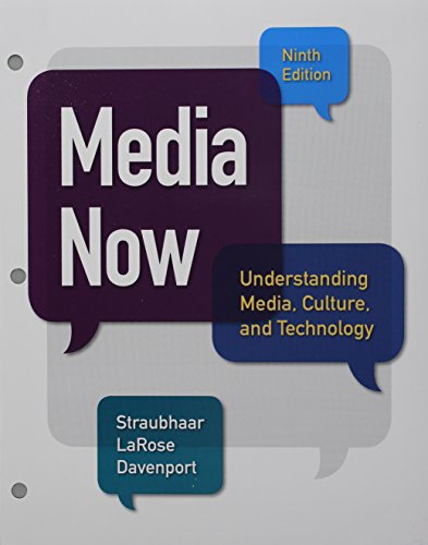 9781305702219: Media Now + Mindtap Communication Arts, 1 Term 6 Months Access Card: Understanding Media, Culture, and Technology