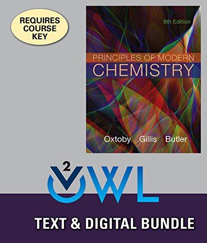 Stock image for Bundle: Principles of Modern Chemistry, Loose-leaf Version, 8th + OWLv2, 1 term (6 months) Printed Access Card (NEW!!) for sale by BookHolders