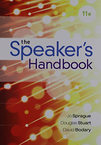 Stock image for Bundle: The Speaker's Handbook, Loose-leaf Version, 11th + MindTap Speech, 1 term (6 months) Printed Access Card for sale by HPB-Red