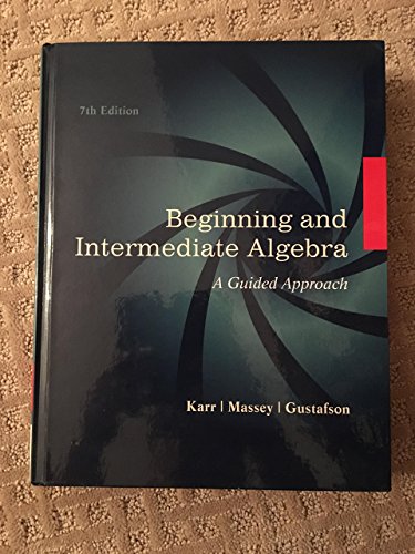 Stock image for Beginning and Intermediate Algebra for sale by HPB-Red