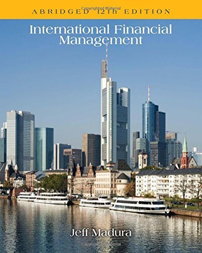 9781305764071: International Financial Management, Abridged 12th edition by Madura, Jeff (2015) Paperback