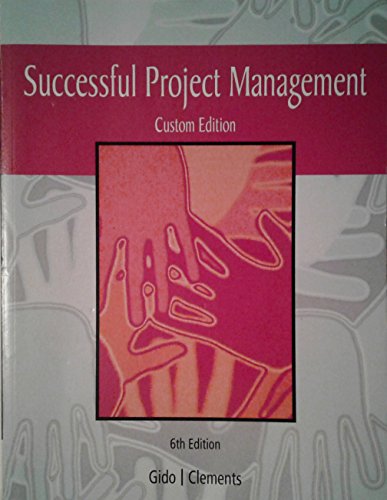 Imagen de archivo de Successful Project Management (Custom Edition) a la venta por Smith Family Bookstore Downtown