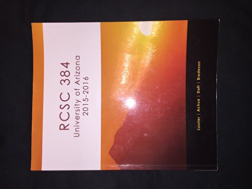 Beispielbild fr RCSC 384 University of Arizona zum Verkauf von Bookmans