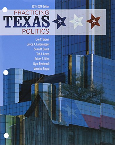 Imagen de archivo de Bundle: Practicing Texas Politics, 2015-2016, 16th + LMS Integrated MindTap Political Science, 1 term (6 months) Printed Access Card a la venta por HPB-Red