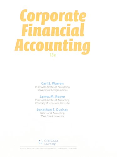 Stock image for Corporate Financial Accounting for sale by Better World Books