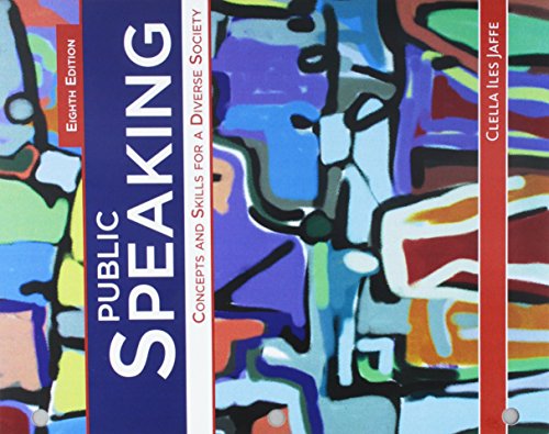 Imagen de archivo de Bundle: Public Speaking: Concepts and Skills for a Diverse Society, Loose-leaf Version, 8th + MindTap Speech, 1 term (6 months) Printed Access Card a la venta por Grumpys Fine Books