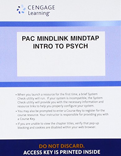 Imagen de archivo de LMS Integrated for MindTap Psychology, 1 term (6 months) Printed Access Card for Kalat's Introduction to Psychology a la venta por The Book Cellar, LLC