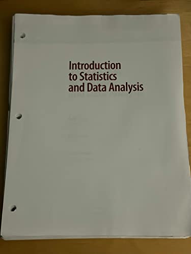 9781305861992: Introduction to Statistics and Data Analysis