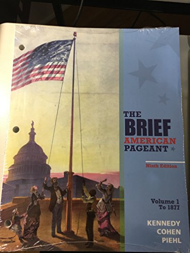 Imagen de archivo de Llf Brief American Pageant Vol 1 -1877 a la venta por Patrico Books