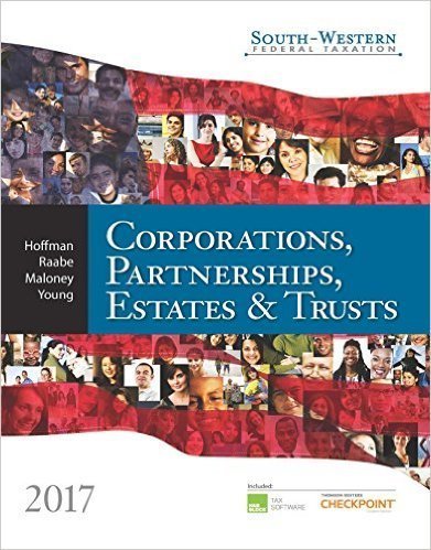 Stock image for South-Western Federal Taxation 2017: Corporations, Partnerships, Estates and Trusts for sale by Better World Books