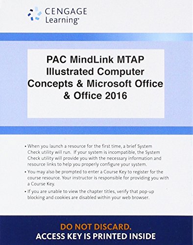 9781305879133: LMS Integrated MindTap Computing, 1 term (6 months) Printed Access Card for Parsons/Beskeen/Cram/Duffy/Friedrichsen/Reding’s Illustrated Computer Concepts and Microsoft Office 365 & Office 2016