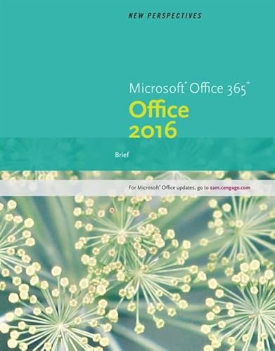 9781305879188: New Perspectives Microsoft Office 365 & Office 2016: Brief