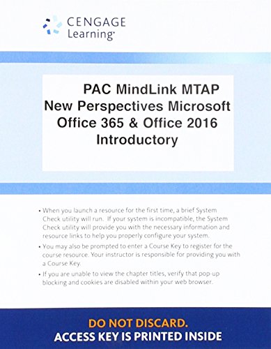 Stock image for LMS Integrated MindTap Computing, 1 term (6 months) Printed Access Card for . Office 365 & Office 2016: Introductory for sale by Textbooks_Source