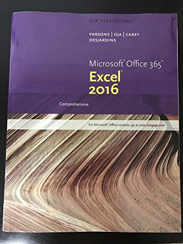 Imagen de archivo de New Perspectives Microsoft Office 365 & Excel 2016: Comprehensive a la venta por SecondSale
