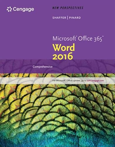 Imagen de archivo de New Perspectives Microsoft Office 365 & Word 2016: Intermediate a la venta por SecondSale