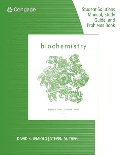 Beispielbild fr Study Guide with Student Solutions Manual and Problems Book for Garrett/Grisham's Biochemistry, 6th zum Verkauf von HPB-Red